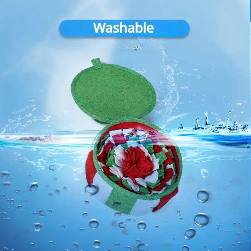 Interactive Dog Snuffle Mat Slow Feeder Stress Relief Training Toy