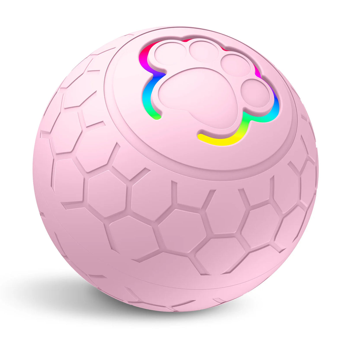 Automatic Rechargeable Interactive Dog Toy Ball With RGB Lights