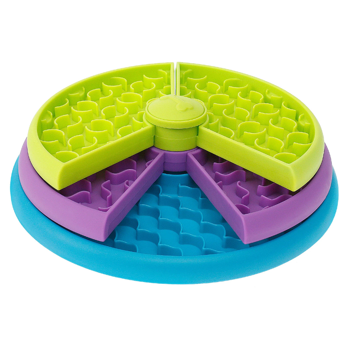 Puzzle Dog Slow Feeder Bowl with Toothbrush Set for Dogs