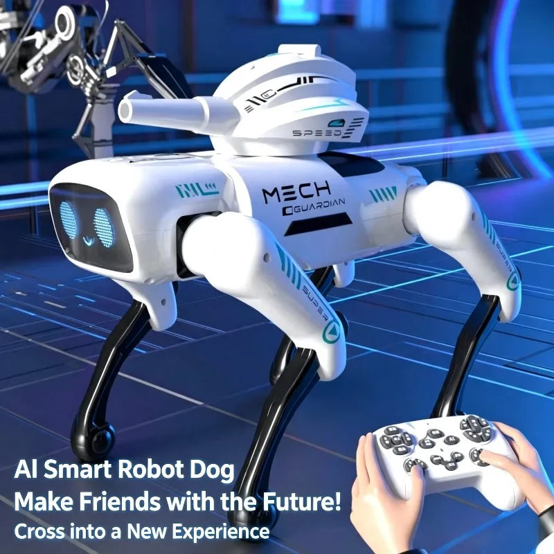 Yingjia 18013 Smart RC Robotic Dog, Voice Control Bionic Model, Interactive Electric Toy for Kids, Lifelike Moves & Barking