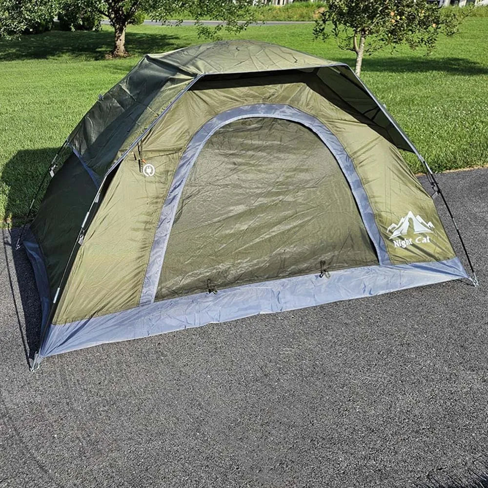 Night Cat Double Layer Waterproof Backpacking Camping Tent