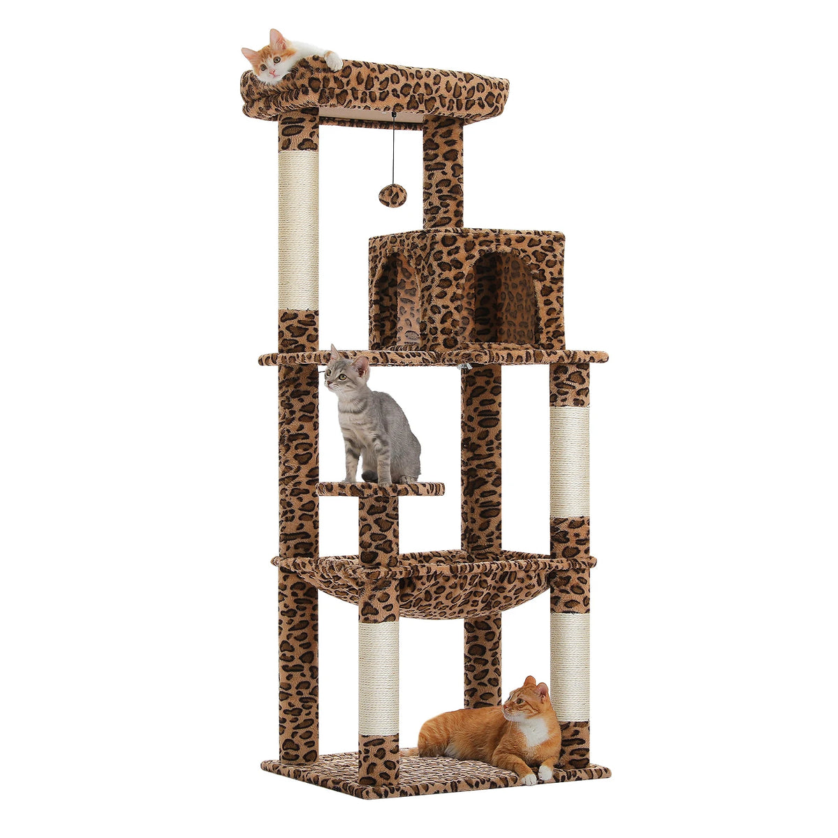 PAWZ Road Multi Tier Cat Tower With Sisal Scratching Posts