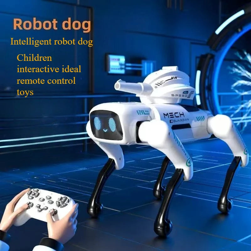 Yingjia 18013 Smart RC Robotic Dog, Voice Control Bionic Model, Interactive Electric Toy for Kids, Lifelike Moves & Barking