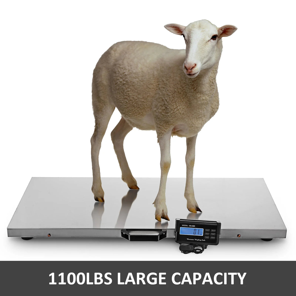 Digital Livestock And Pet Scale With Stainless Steel Platform