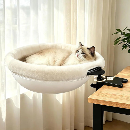 Adjustable Cat Window Perch Hammock Bed For Desk And Home