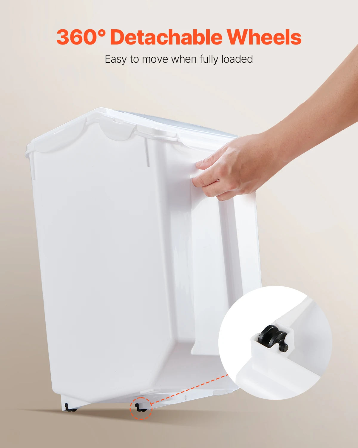 Large Capacity Rice And Dog Food Storage Container Set