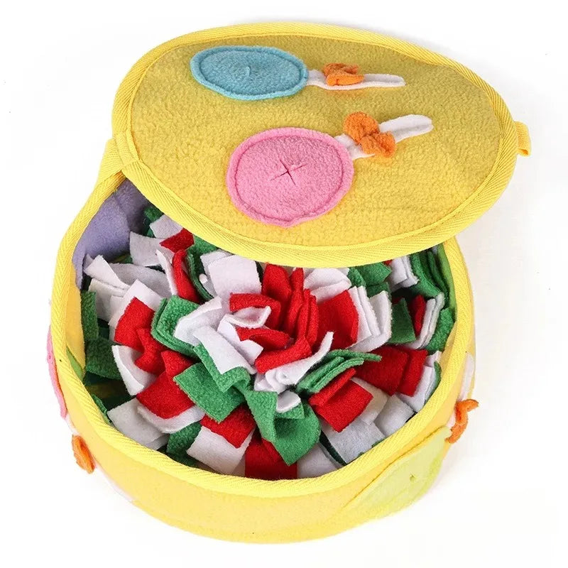 Interactive Dog Snuffle Mat Slow Feeder Stress Relief Training Toy