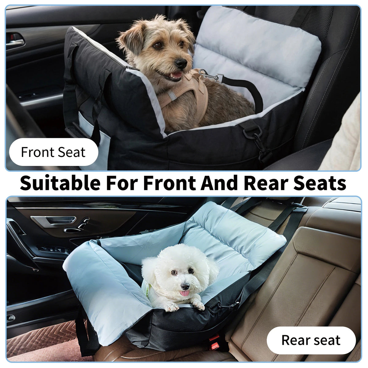Borwart Portable Dog Booster Seat With Washable Cover