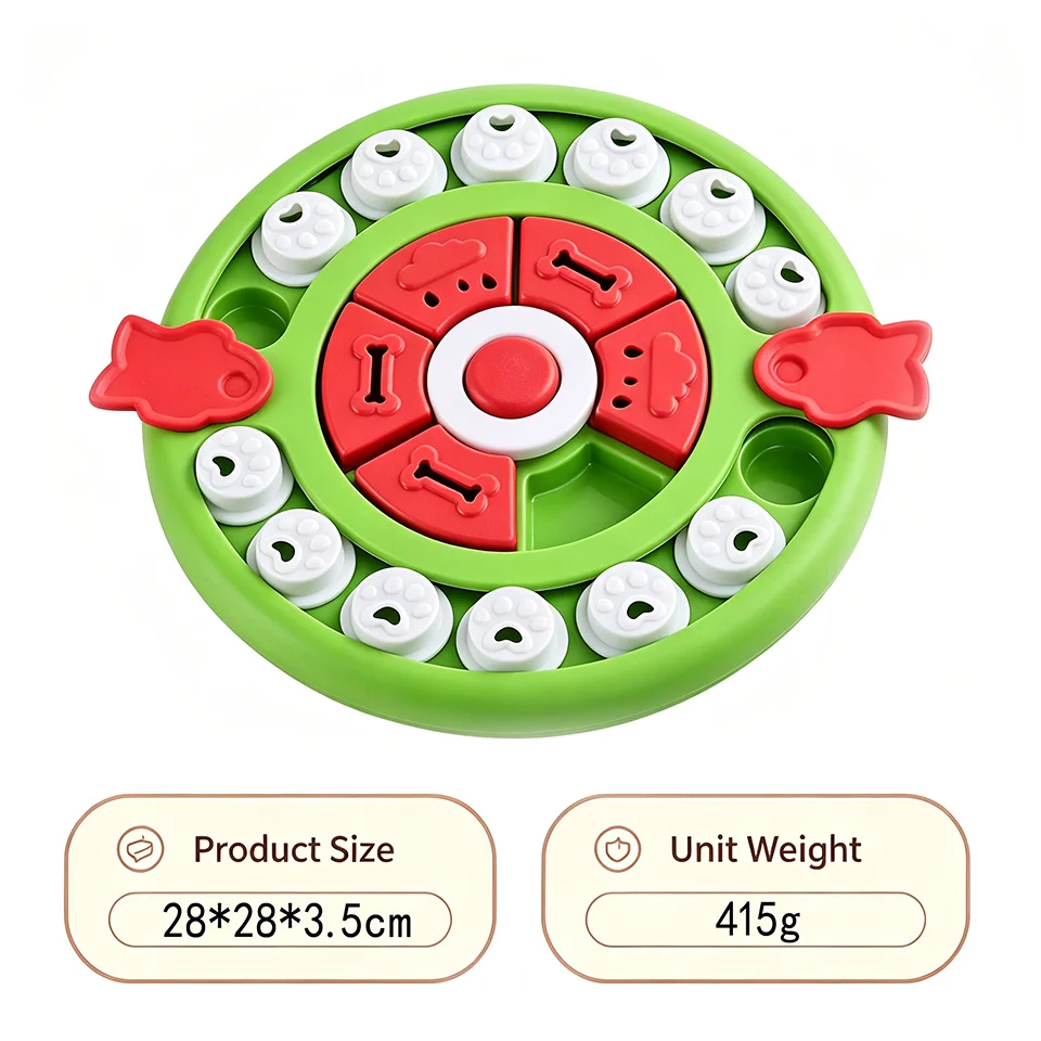 Interactive Pet Puzzle Feeder Toy For Dogs And Cats