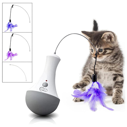 Doel Automatic Interactive Cat Feather Toy For indoor Play