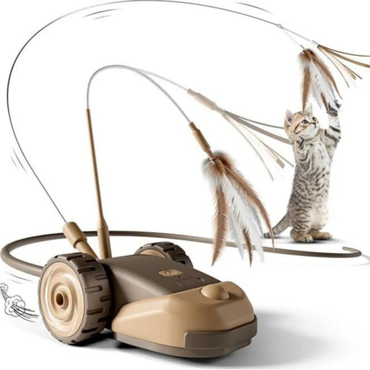 Automatic Moving Touch Wake Up Cat Toy With Interactive Modes