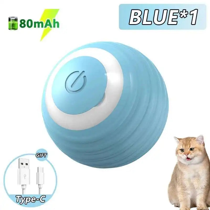 Automatic Rechargeable Interactive Dog Toy Ball With RGB Lights