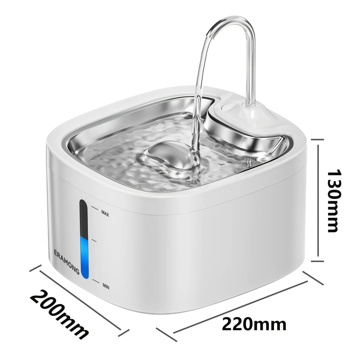 Automatic Stainless Steel Pet Water Drinking Fountain Dispenser