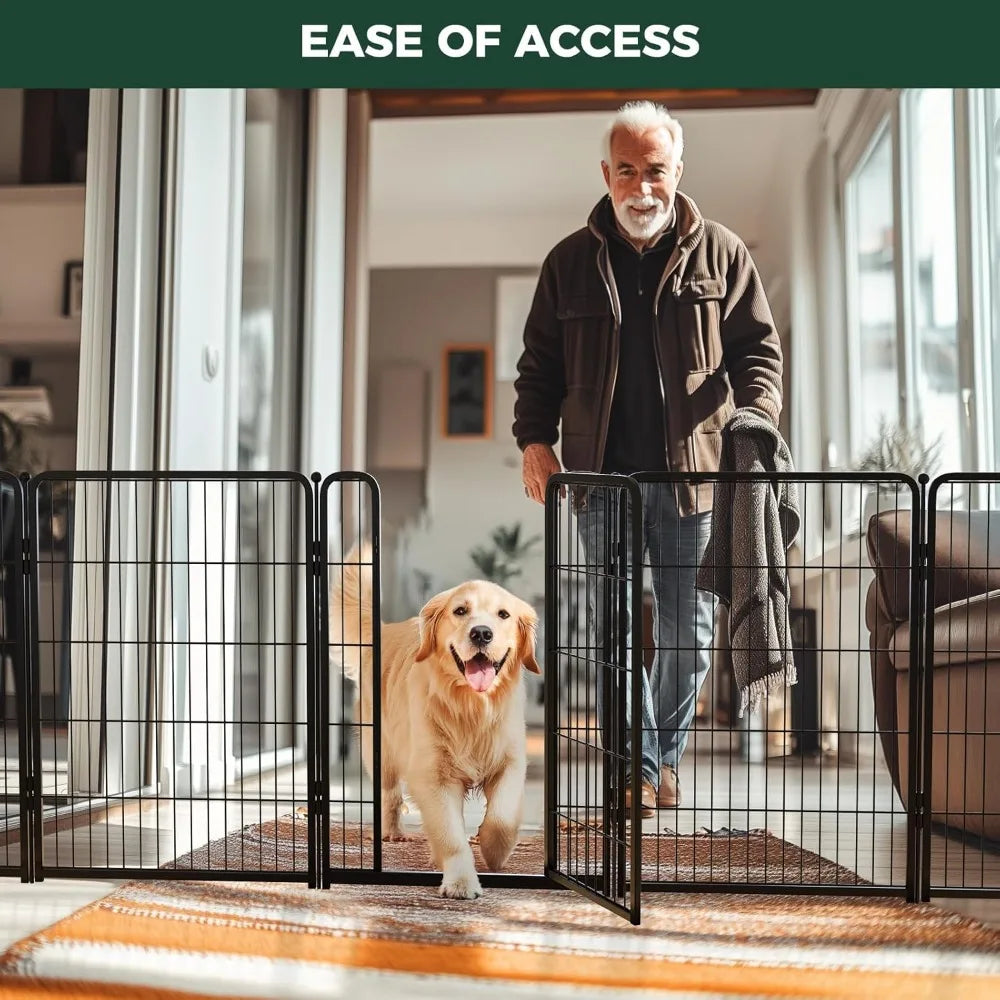 Homeplus Heavy Duty Indoor Dog Playpen With Connector Panels