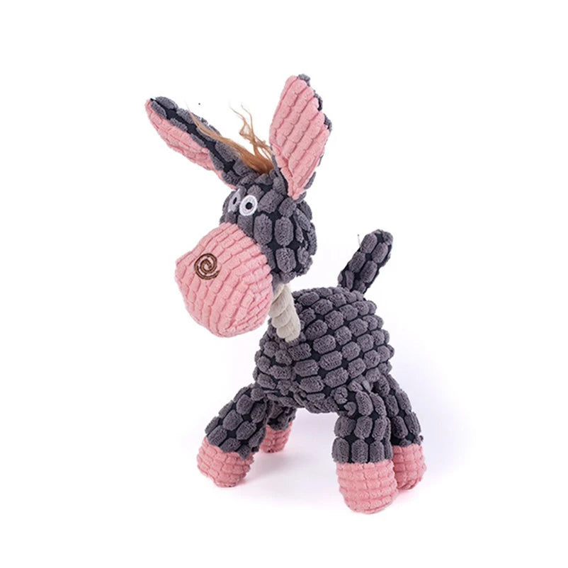 1PCS Pet plush toys for dogs, interactive, stress relieving, chew resistant toys, pet supplies