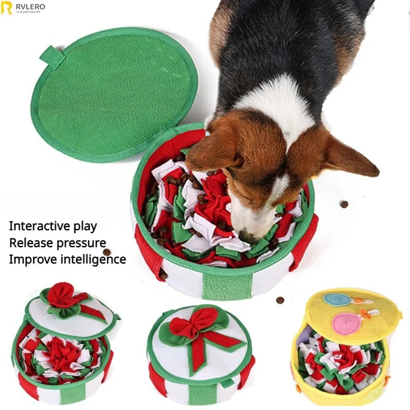 Interactive Dog Snuffle Mat Slow Feeder Stress Relief Training Toy