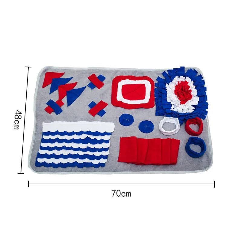 Pet Snuffle Mat Bite Resistant Puzzle Feeding Blanket for Pets