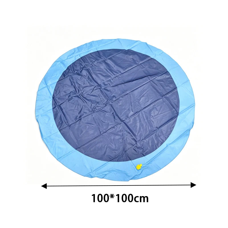 Foldable Outdoor Dog Splash Sprinkler Pad Water Cooling Mat