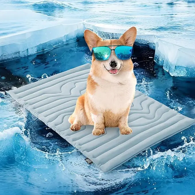 Pet Ice Pad Summer Dog Cat Cool Pad Sleeping Pad Heatstroke Cooling Pad Pet Cooling and Heating Pad