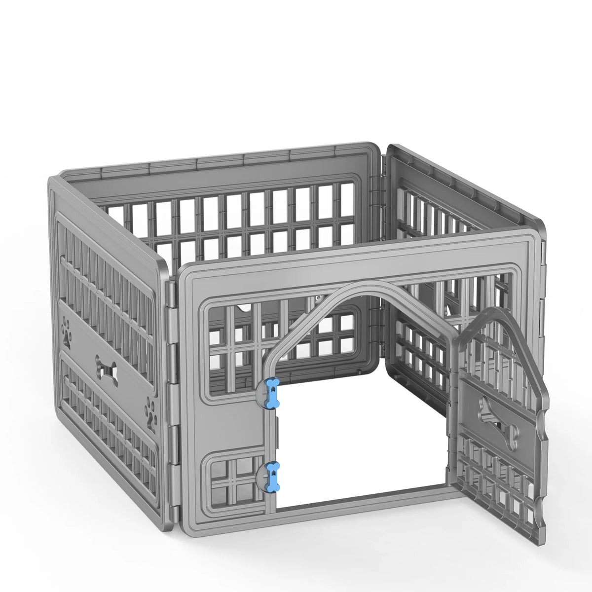 Foldable Plastic Pet Playpen Four Panel Dog Exercise Fence