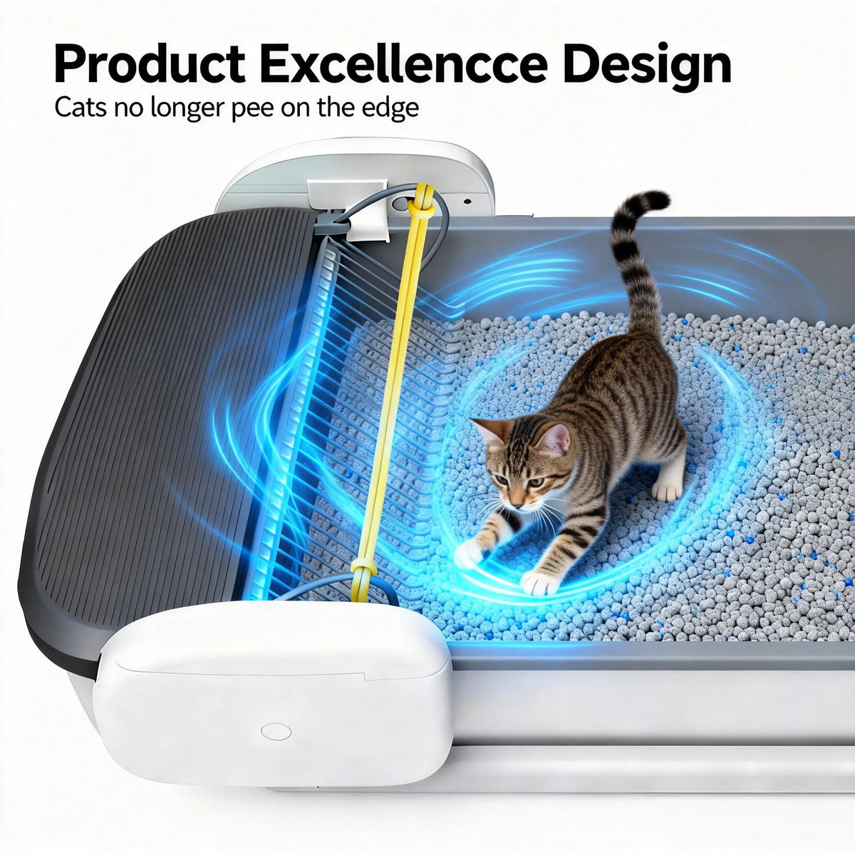 Automatic Self Cleaning Litter Box For Cats With App Control