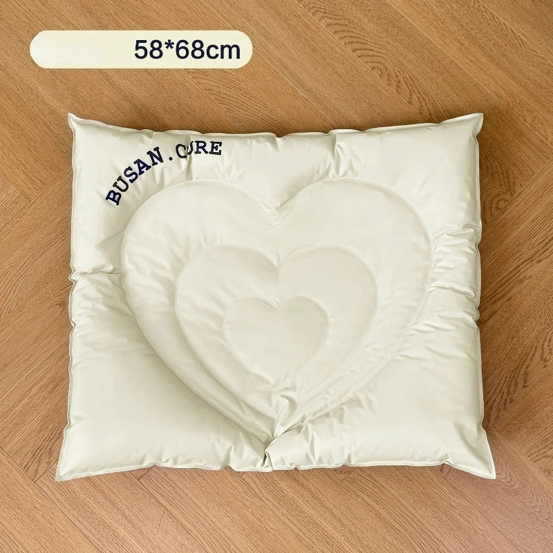 Summer Cooling Pet Bed Mat Breathable Ice Silk Cat Dog Sleeping Cushion Non-slip Pet Cooling Pad for Indoor Floor Pet Sleeping