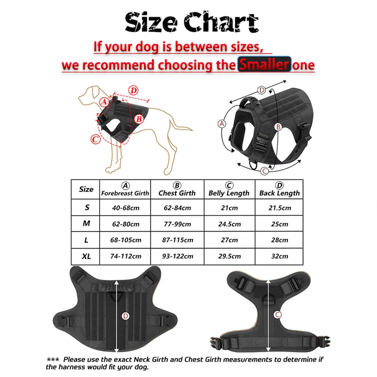 Adjustable Nylon Tactical Dog Harness Collar And Leash Set