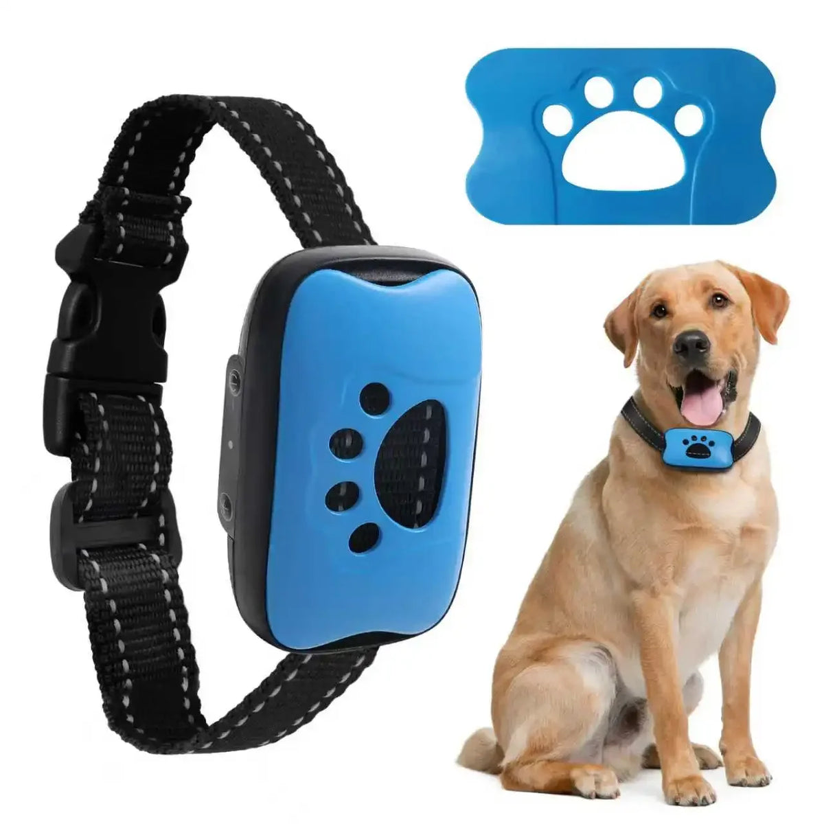 Rechargeable Ultrasonic Dog Anti Bark Training Collar With Vibration