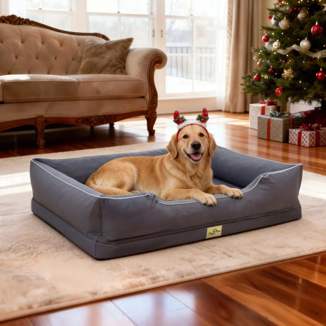 Borwart Orthopedic Dog Bed Sofa With Washable Waterproof Cover