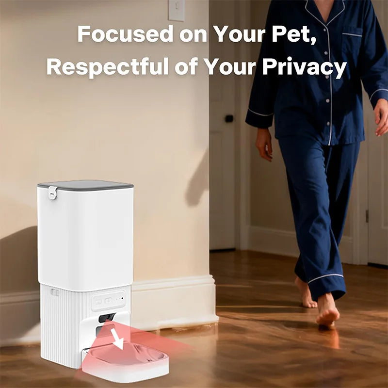 Nityers Smart Pet Feeder With Camera And WiFi App Control