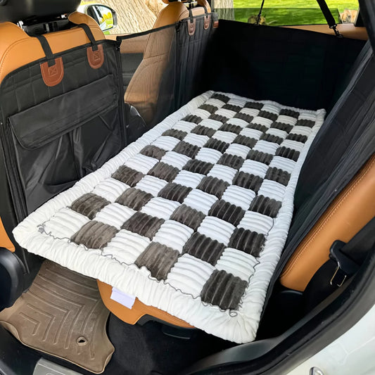 Anti Slip Waterproof Coral Fleece Dog Bed Car Mat