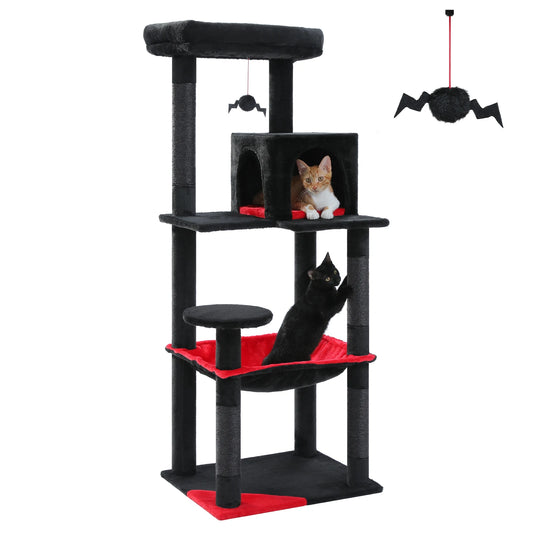 PAWZ Road Gothic Cat Tower With Hammock And Scratching Post
