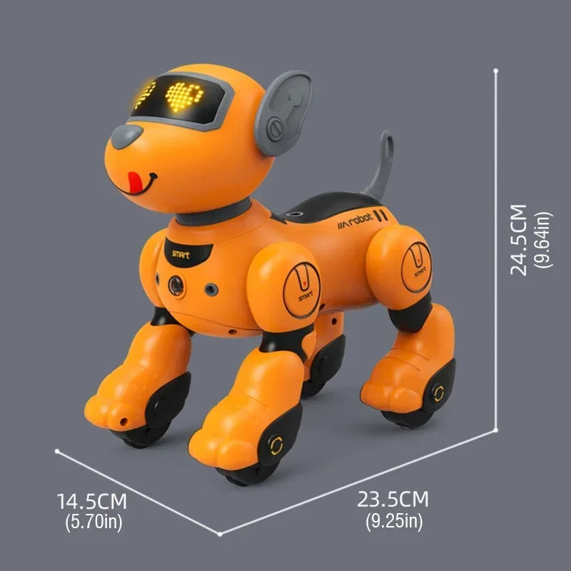 Remote Control Robot Dog Intelligent Voice Control Pet Puppy Smart Dogs Robot Touch Sensing Dance RC Dog Robotic Kids Toy Gifts