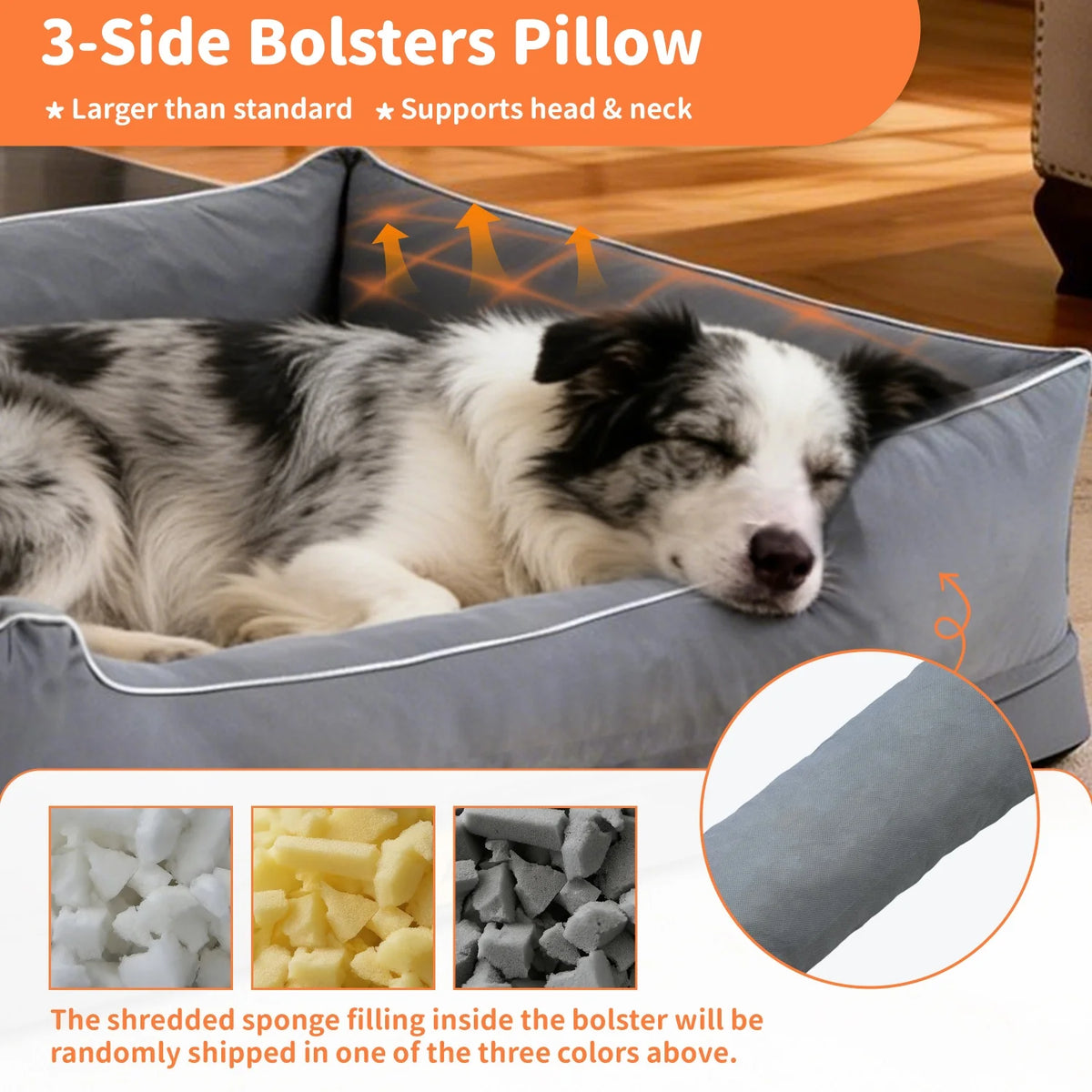 Bingopaw Orthopedic Dog Bed With Removable Washable Cover