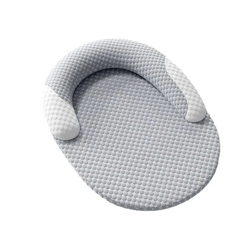 Summer Ice Silk Cooling Dog Bed Oval Breathable Heat Dissipation Cat Mat Pet Nest Cooling Pad for Small Medium Large Dogs Cats