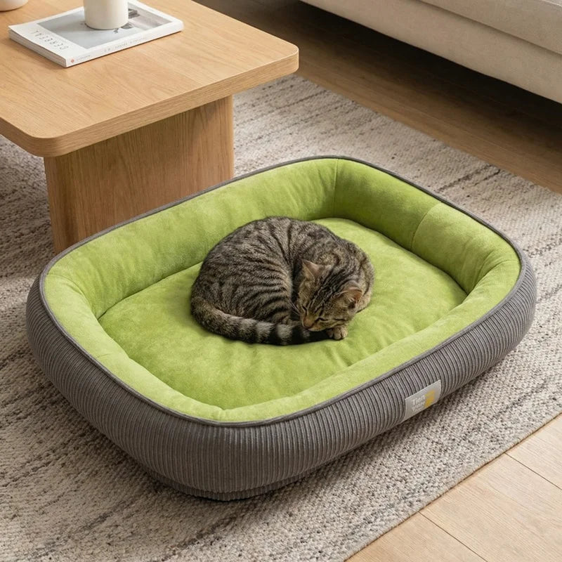 Quality Fiber Pet Bed For Dogs And Cats At Home