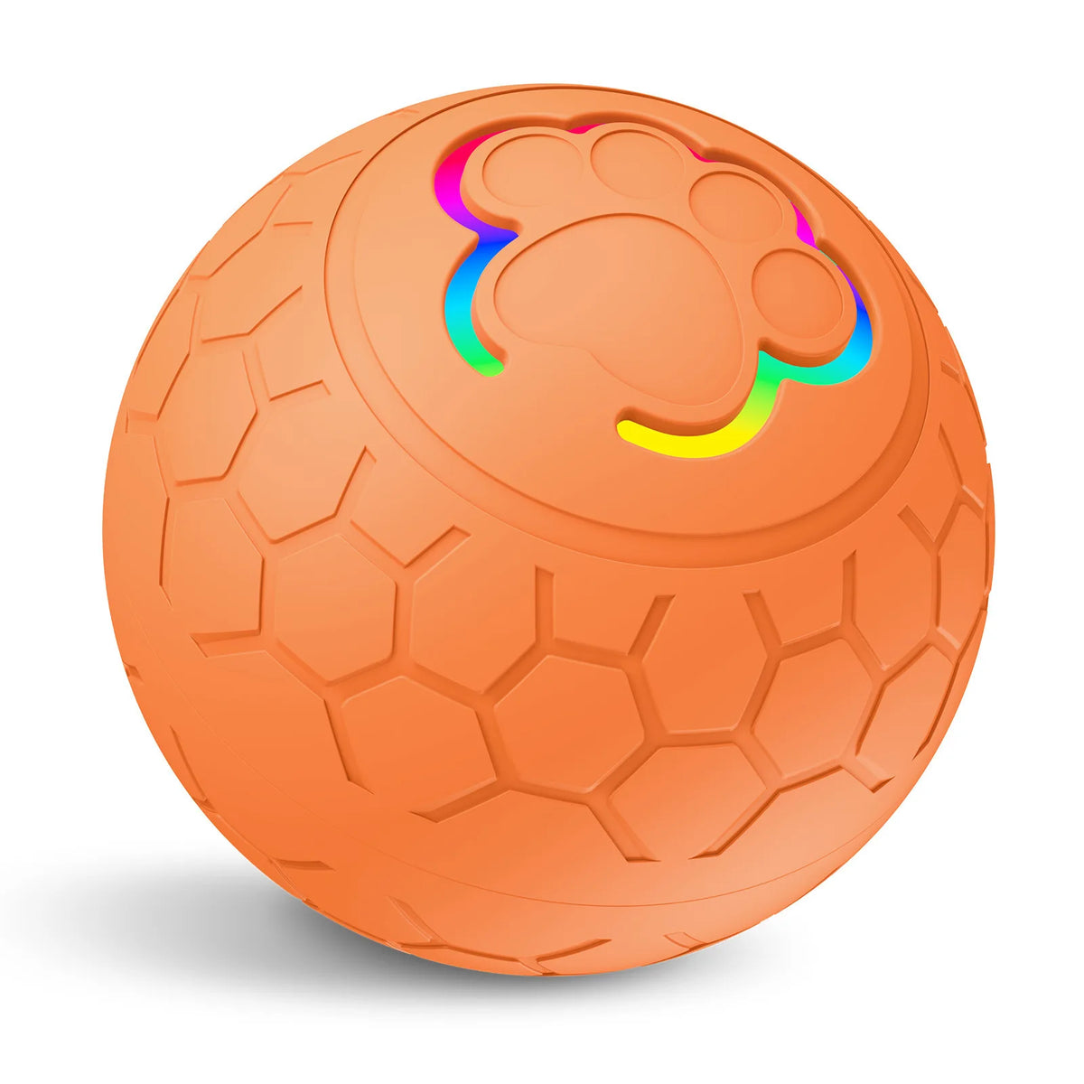 Automatic Rechargeable Interactive Dog Toy Ball With RGB Lights