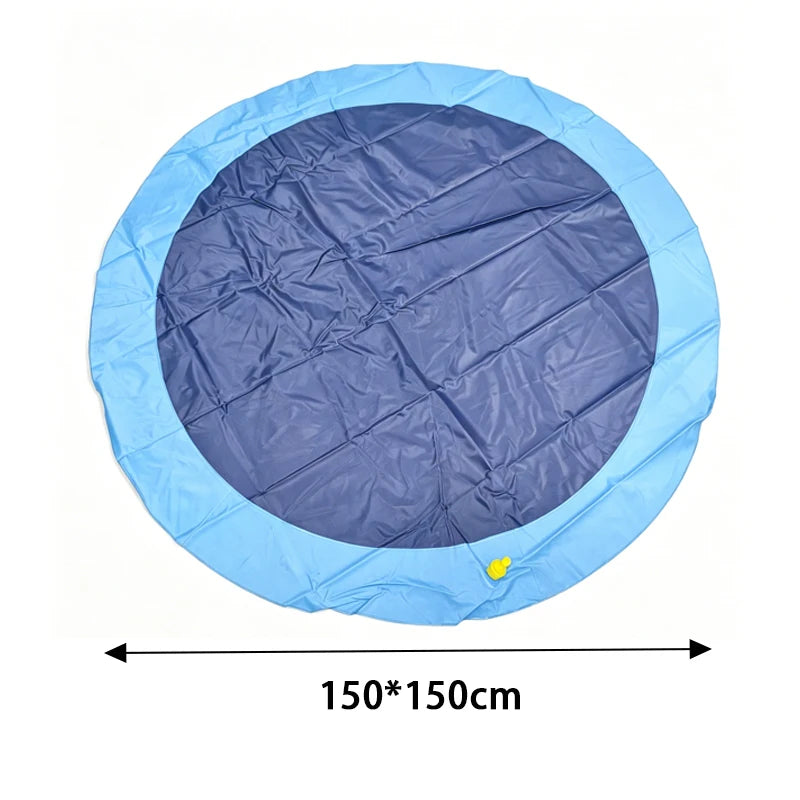 Foldable Outdoor Dog Splash Sprinkler Pad Water Cooling Mat