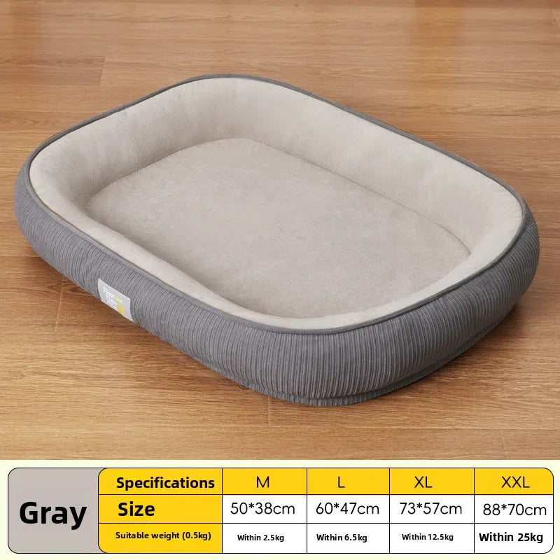 Quality Fiber Pet Bed For Dogs And Cats At Home