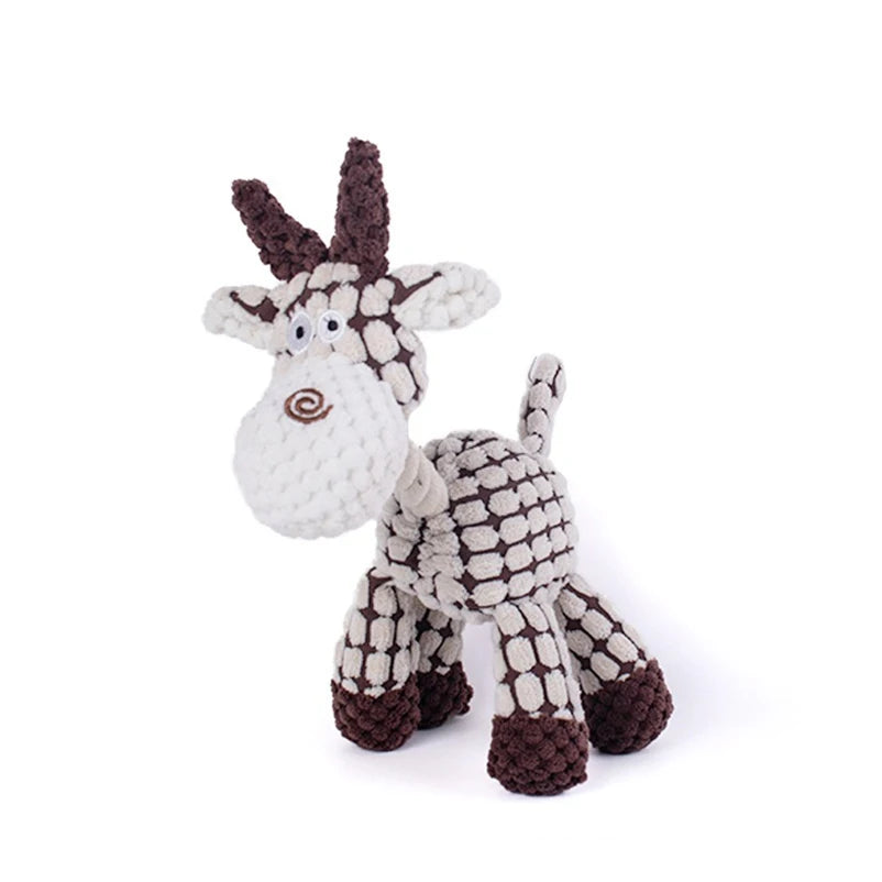 1PCS Pet plush toys for dogs, interactive, stress relieving, chew resistant toys, pet supplies
