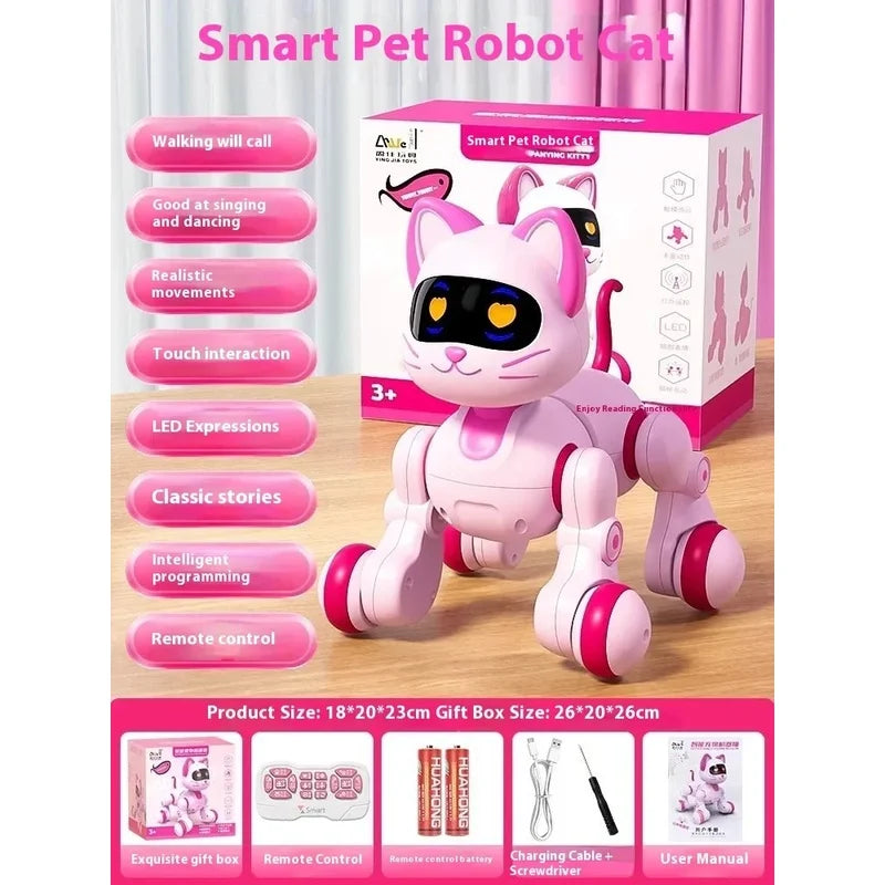 Multifunctional Smart Remote Control Robot Puppy Interactive Intelligent Electronic Pet Dog Animal Toy For Boys Girls
