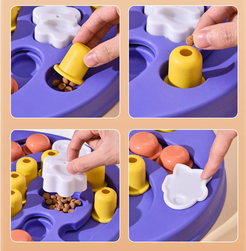 YOUSE Interactive Dog Puzzle Toy Slow Feeder Food Dispenser