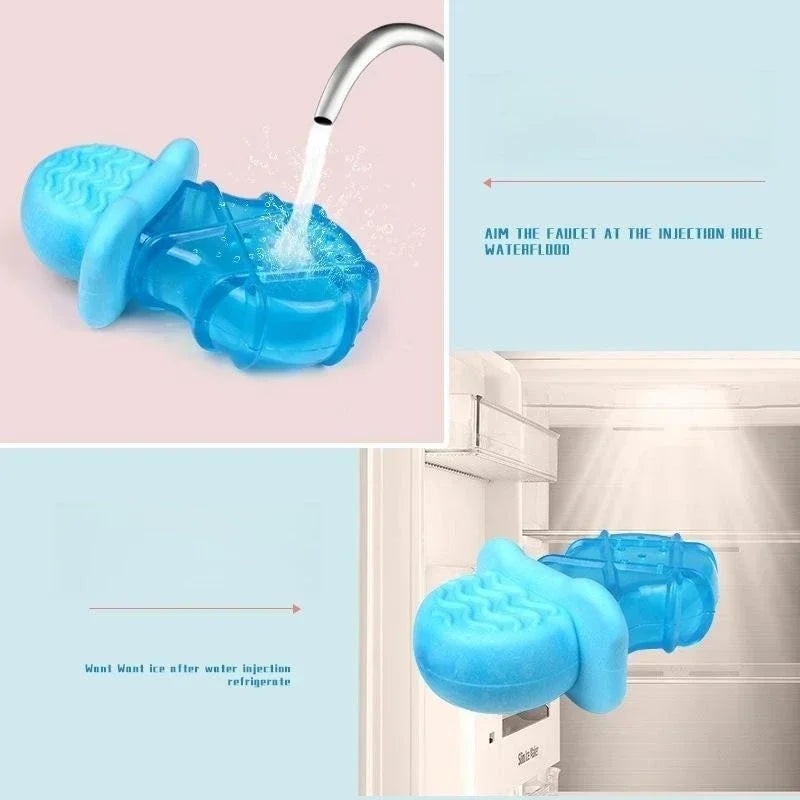 Freezable Ice Pop Dog Cooling Chew Toy Water Filled Puppy Teething Relief Summer Heat Resistant Pet Interactive Chewing Toy