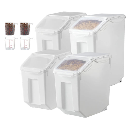 Large Capacity Rice And Dog Food Storage Container Set