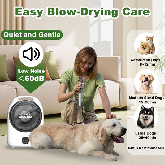 Professional Cat And Dog Grooming Vacuum With Blow And Suction