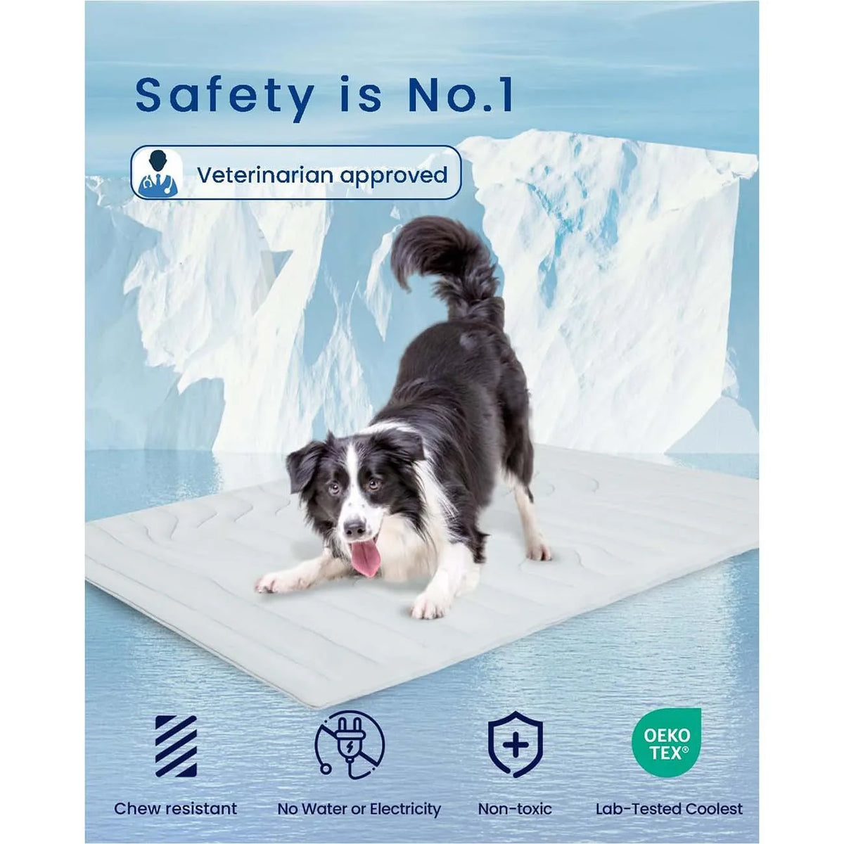 Pet Ice Pad Summer Dog Cat Cool Pad Sleeping Pad Heatstroke Cooling Pad Pet Cooling and Heating Pad