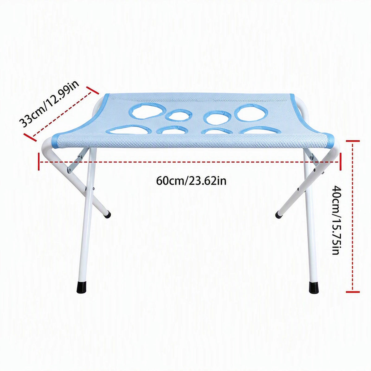 Pet Bathing Hammock with Eight Holes Foldable Pet Grooming Table Pet Washing Station for Picking Ears Nail Clipping Home