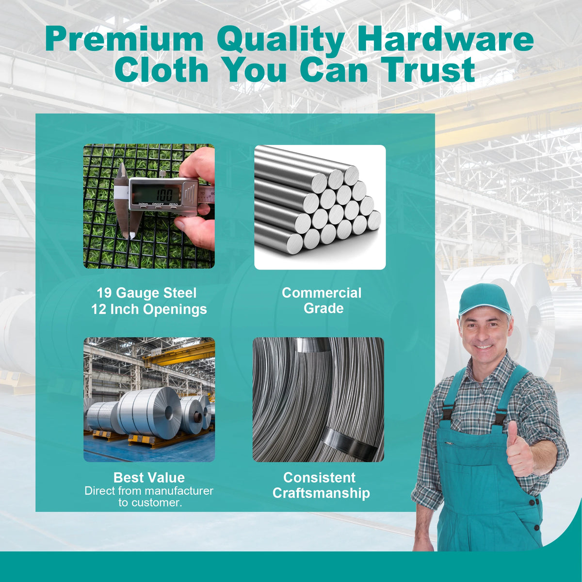 PVC Coated Iron Hardware Cloth Roll For Pet Enclosures