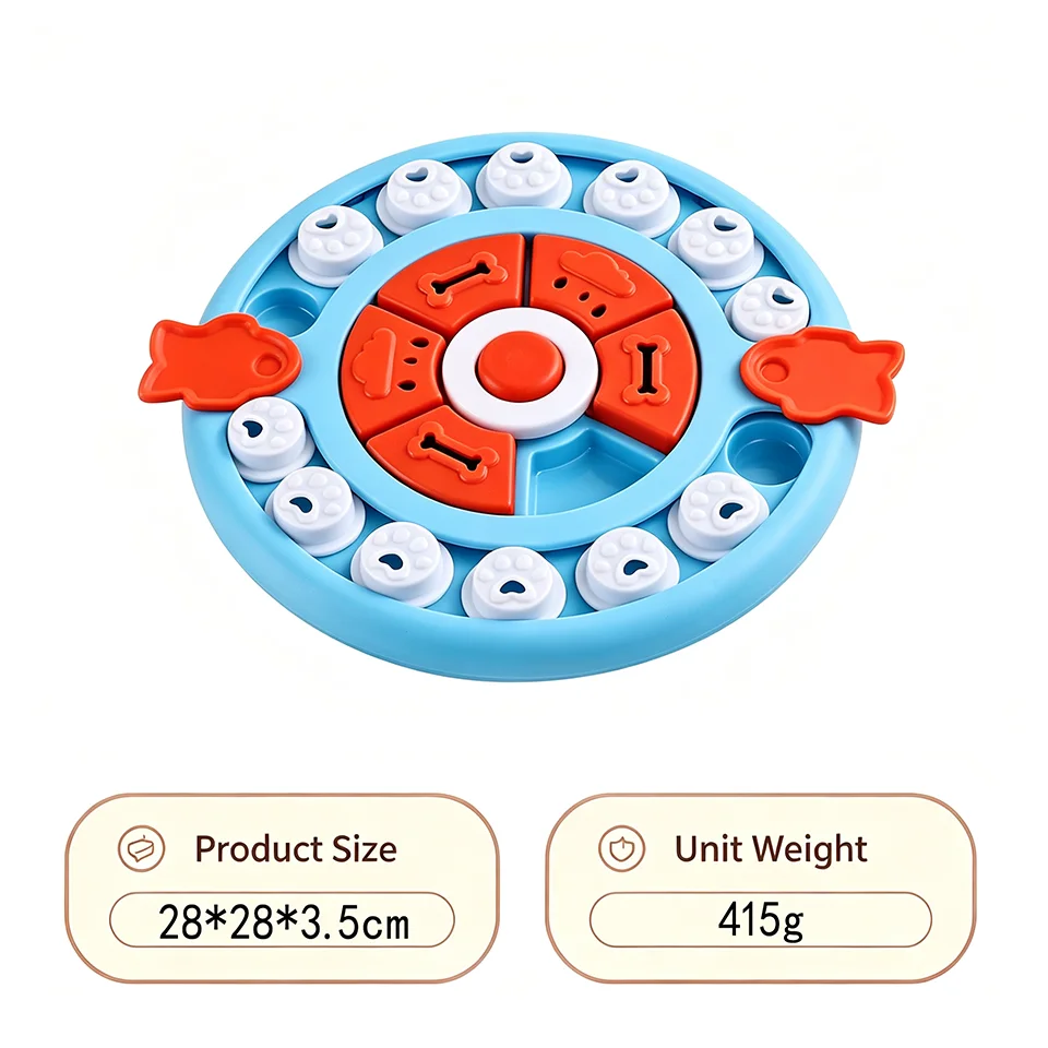 Interactive Pet Puzzle Feeder Toy For Dogs And Cats