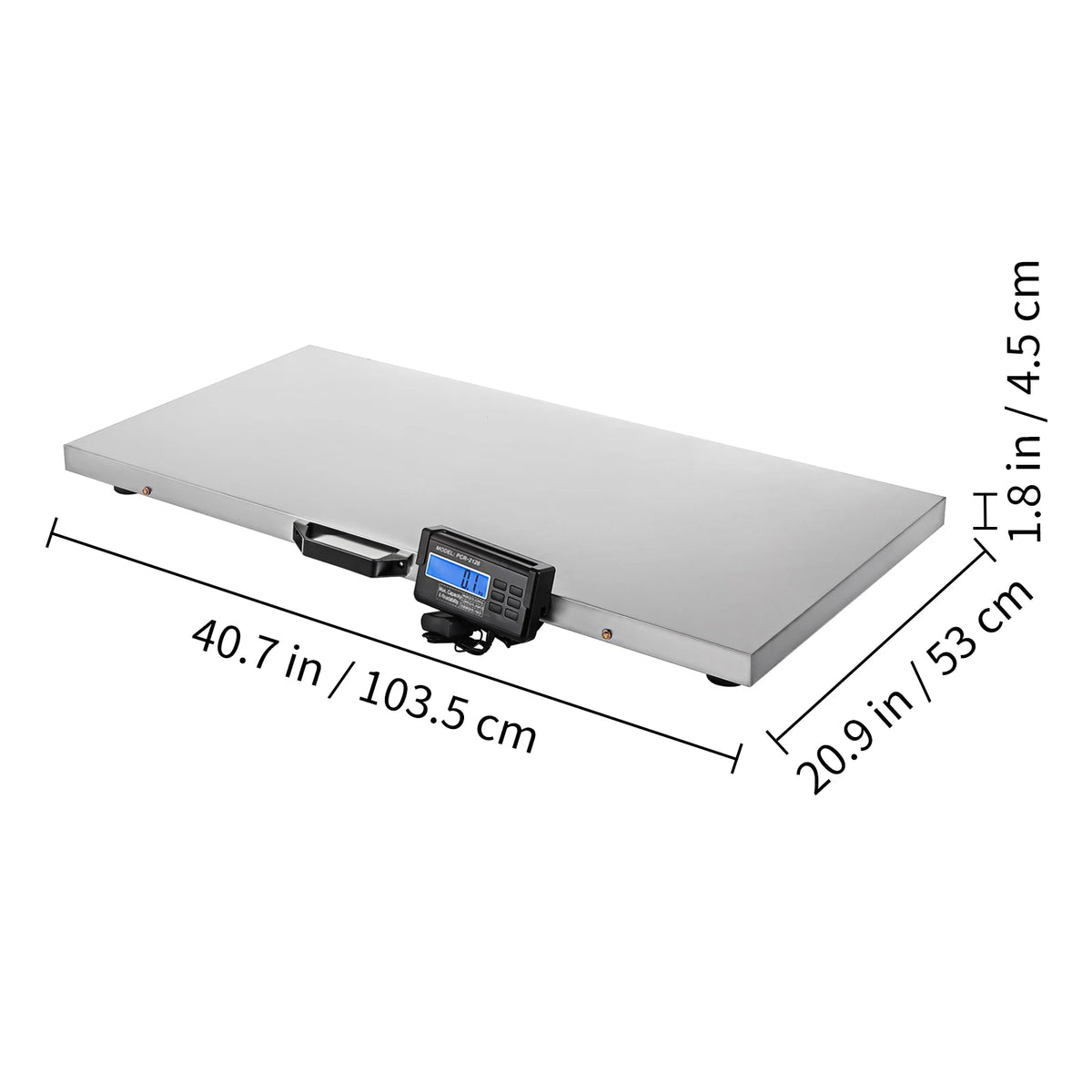 Digital Livestock And Pet Scale With Stainless Steel Platform